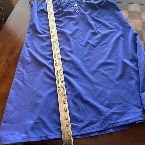 Title Nine Blue Nimblene Golf Tank Dress with pocket Medium - Picture 7 of 12